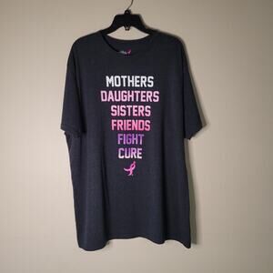 Susan G Komen Gray Cancer Awareness T-Shirt - 2XL